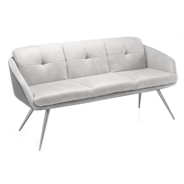 Ebern Designs Gepolsterte Sitzbank Afton aus Kunststoff | Wayfair.de